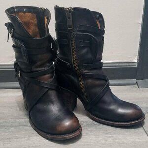 Freebird Leather Boots Baker 9 Brown